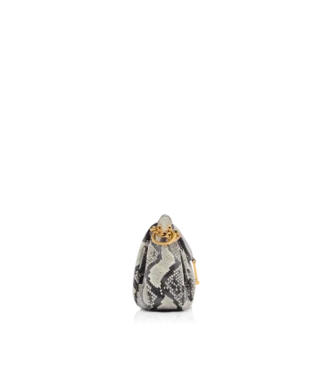 Tara-schoudertas met ketting en pythonprint