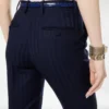 Tonal Stripe Virgin Wool Tailored Straight Pants Tonal Stripe Virgin Wool Tailored Straight Pants