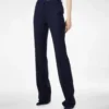 Tonal Stripe Virgin Wool Tailored Straight Pants Tonal Stripe Virgin Wool Tailored Straight Pants