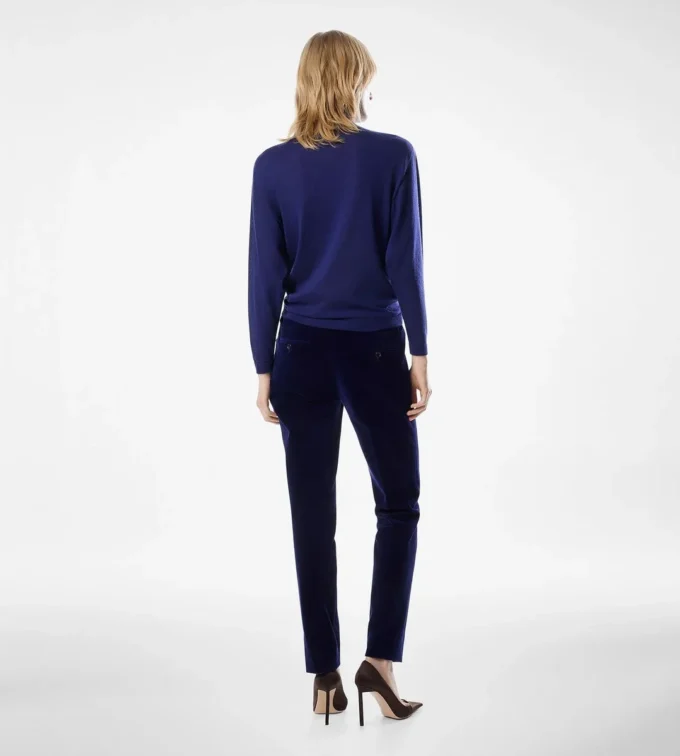 Trui met lange mouwen en col met Tom Ford metalen plaatje