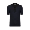 Tweekleurige polo van merinowol