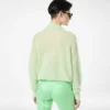Ultrazacht kasjmier-zijde oversized open polo-kraag trui Ultrazacht kasjmier-zijde oversized open polo-kraag trui