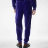 Velours joggingbroek