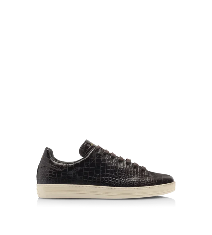 Warwick sneaker met krokodillenprint Warwick sneaker met krokodillenprint