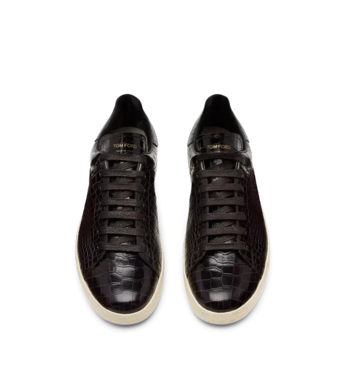 Warwick sneaker met krokodillenprint Warwick sneaker met krokodillenprint