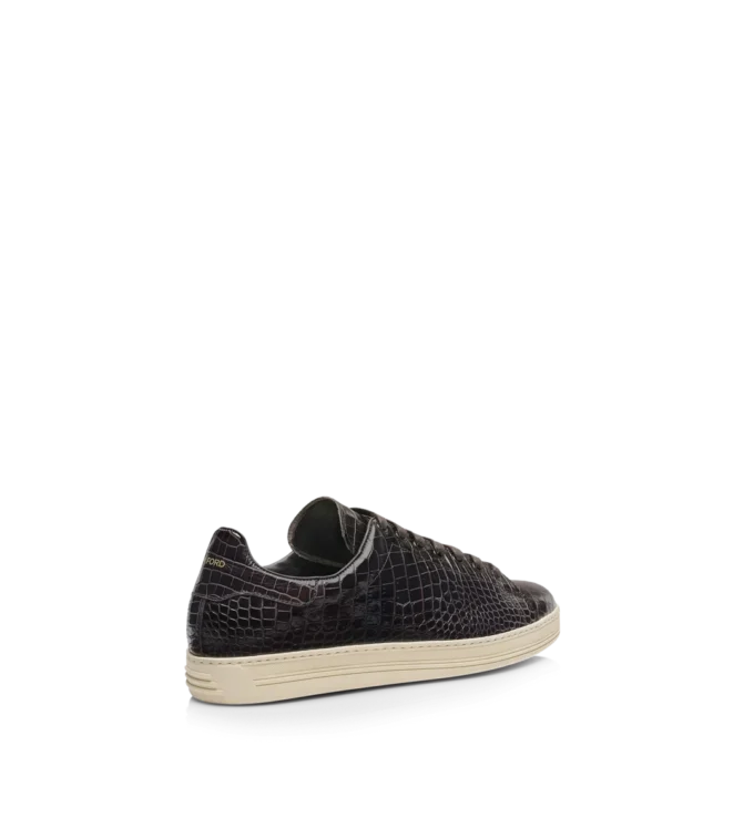 Warwick sneaker met krokodillenprint Warwick sneaker met krokodillenprint