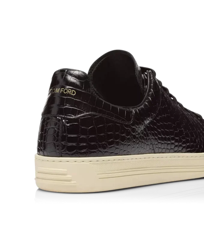Warwick sneaker met krokodillenprint Warwick sneaker met krokodillenprint