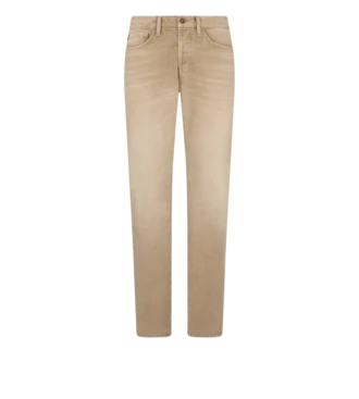 Washed Sand Straight Fit Denim