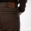 Western Cord Straight Fit Denim