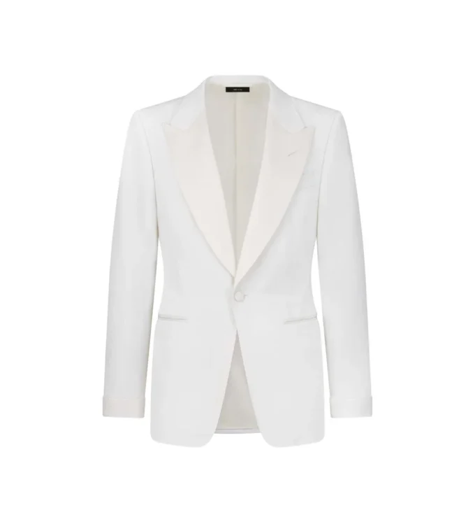Wollen mohair Shelton cocktailjasje