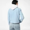 Zacht lamsleren overshirtjack