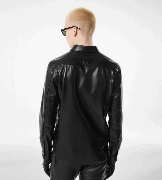 Zacht Nappa Plonge-overhemd Zacht Nappa Plonge-overhemd
