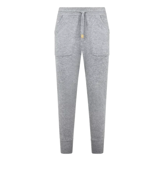Zachte kasjmier gebreide joggingbroek