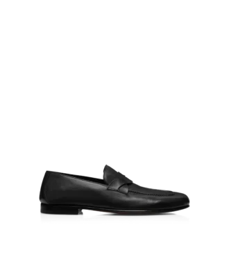 Zachte, soepele leren Gigi Twisted Band Loafer