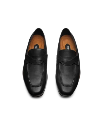 Zachte, soepele leren Gigi Twisted Band Loafer