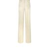 Zijde en wol twill getailleerde bootcut broek Zijde en wol twill getailleerde bootcut broek