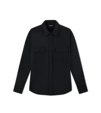 Zijde-katoenmix shirt Zijde-katoenmix shirt