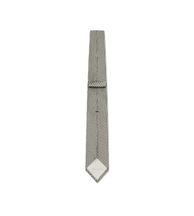 Zijden jacquard stropdas