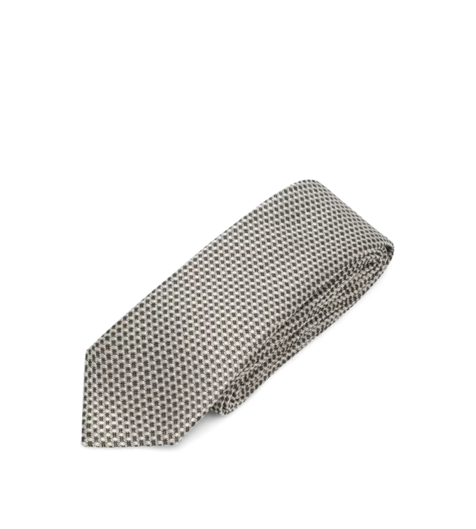 Zijden jacquard stropdas