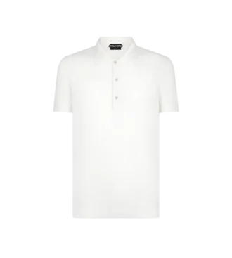 Zijden katoenen mesh polo