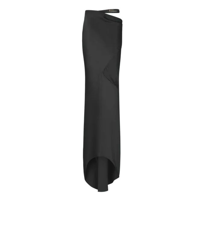 Zijden satijnen lange schuine rok Zijden satijnen lange schuine rok