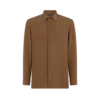 Zijden shirt met soepele pasvorm Zijden shirt met soepele pasvorm