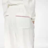 Zijden twill pyjamabroek met biezen Zijden twill pyjamabroek met biezen