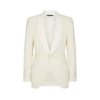 Zijden viscose jacquard avondjasje