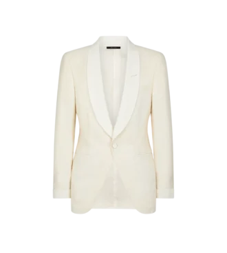 Zijden viscose jacquard avondjasje