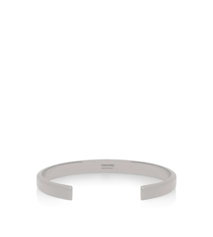 Zilveren gladde armband