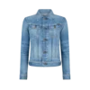 Zomerse stonewashed spijkerjas Zomerse stonewashed spijkerjas