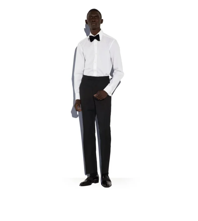 Zwarte mohair O’Connor avondbroek