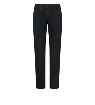Zwarte stretch straight fit denim